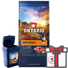 Ontario Adult Medium Lamb & Brown Rice 12 kg