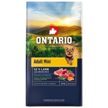 Ontario Adult Mini Lamb & Brown Rice 6,5 kg