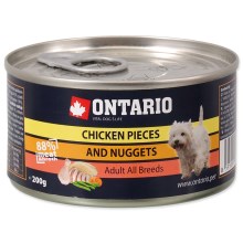 Ontario konzerva Chicken Pieces + Chicken Nugget 200 g