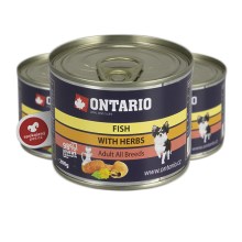Ontario konzerva Mini Fish and Salmon Oil 200 g