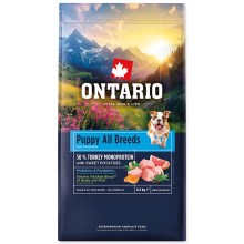 Ontario Puppy & Junior All Breeds Monoprotein Turkey & Sweet Potatoes 6,5 kg