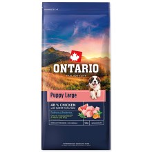 Ontario Puppy & Junior Large Chicken & Sweet Potatoes 12 kg