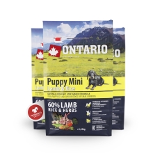 Ontario Puppy Mini Lamb & Rice 2,25 kg