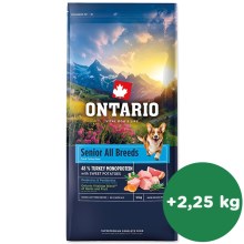Ontario Senior All Breeds Monoprotein Turkey & Sweet Potatoes 12 kg