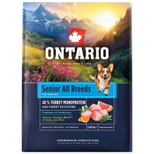 Ontario Senior All Breeds Monoprotein Turkey & Sweet Potatoes 2,25 kg