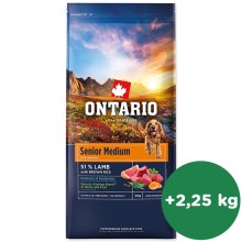 Ontario Senior Medium Lamb & Brown Rice 12 kg