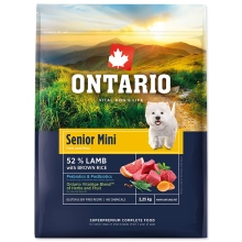 Ontario Senior Mini Lamb & Brown Rice 2,25 kg