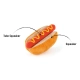 P.L.A.Y. hračka pre psy Hot Dog 16 cm