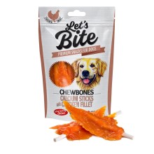 Pamlsky Brit Let’s Bite Chewbones Calcium Sticks with Chicken Fillet 300 g Pamlsky Brit Let’s Bite Chewbones Calcium Sticks with Chicken Fillet 300 g