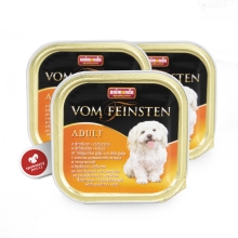 Paštéta Animonda Vom Feinsten hydina + teľacie mäso 150 g