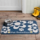 Pet Rebellion Dinner Mate koberček pod misky Flowers Blue 60 cm