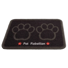 Pet Rebellion Dinner Mate koberček pod misky Jet Black 60 cm