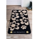Pet Rebellion kobercový behúň Flowers Black 110 cm