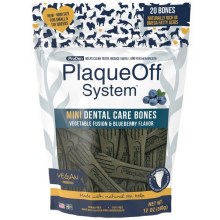 PlaqueOff Mini čučoriedkové dentálne maškrty pre psy 340 g PlaqueOff Mini čučoriedkové dentálne maškrty pre psy 340 g