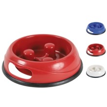 Plastová miska proti hltaniu jedla MIX farieb 0,45 l/20 cm Plastová miska proti hltaniu jedla MIX farieb 0,45 l/20 cm