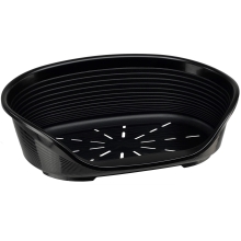 Plastový pelech Ferplast Siesta Deluxe 2 čierny