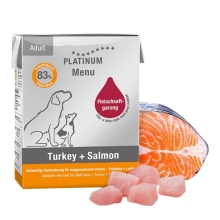 Platinum Natural Menu morka + losos 375 g