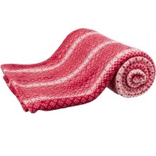 Plyšová deka Trixie Lumi červeno-biela 100 cm