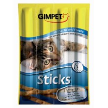 Pochúťka Gimpet Sticks losos a pstruh 4 ks