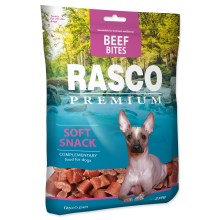 Pochúťka Rasco Premium kúsky z hovädzieho mäsa 230 g