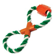 Preťahovadlo Dog Fantasy osmička zeleno-biela 25 cm Preťahovadlo Dog Fantasy osmička zeleno-biela 25 cm