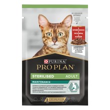 Pro Plan Cat Sterilised kapsička hovädzia 85 g SET 9+3 ZADARMO
