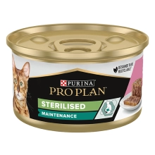 Pro Plan Cat Sterilised Maintenance tuniak a losos v paštéte 85 g
