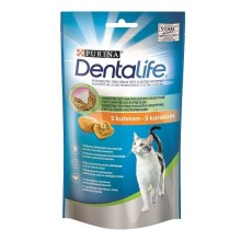 Purina DentaLife Cat kurča 40 g VÝPREDAJ