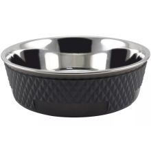 Quapas! nerezová miska pre psov čierna 350 ml