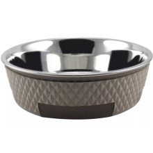 Quapas! nerezová miska pre psov sivohnedá 350 ml