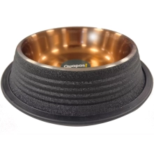 Quapas! nerezová miska s protišmykom Black Copper 29 cm