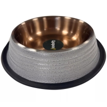 Quapas! nerezová miska s protišmykom White Copper 23 cm