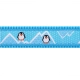 Red Dingo obojok Penguin Turquoise veľ. L