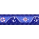 Red Dingo vodítko Nautical Dark Blue veľ. XS