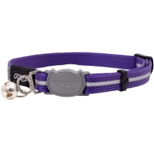 Rogz Alley Cat Safety obojok pre mačku fialový veľ. S