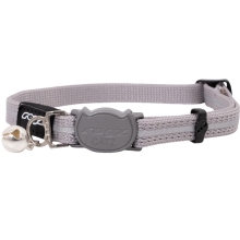 Rogz Alley Cat Safety obojok pre mačku šedý veľ. S