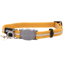 Rogz Alley Cat Safety obojok pre mačku zlatý veľ. S
