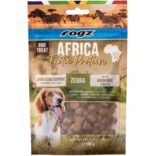 Rogz Dog Treat Africa Exotic Protein Skin & Coat Zebra 100 g