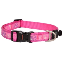 Rogz Fancy Dress Classic obojok Pink Paws veľ. XL