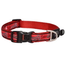 Rogz Fancy Dress Classic obojok Red Bone veľ. L