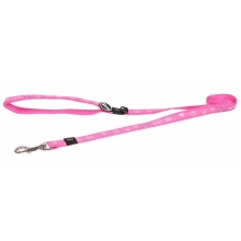 Rogz Fancy Dress Classic vodítko Pink Paws veľ. M