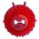 Rogz Fred Treat plniaca loptička pre psy červená 6,4 cm