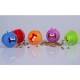 Rogz Fred Treat plniaca loptička pre psy červená 6,4 cm