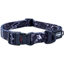 Rogz Fusion Classic obojok Midnight Black veľ. L