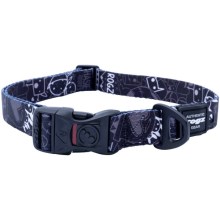 Rogz Fusion Classic obojok Midnight Black veľ. XL