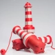 Rogz Lighthouse plávacia hračka pre psy 24 cm