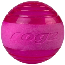 Rogz Squeekz loptička pre psy ružová 6,4 cm