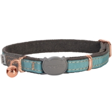Rogz Urban Cat Safety obojok pre mačku Turquoise Moon veľ. S
