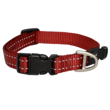 Rogz Utility Classic obojok červený veľ. M