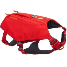 Ruffwear Switchbak postroj s vreckami Red Sumac veľ. S